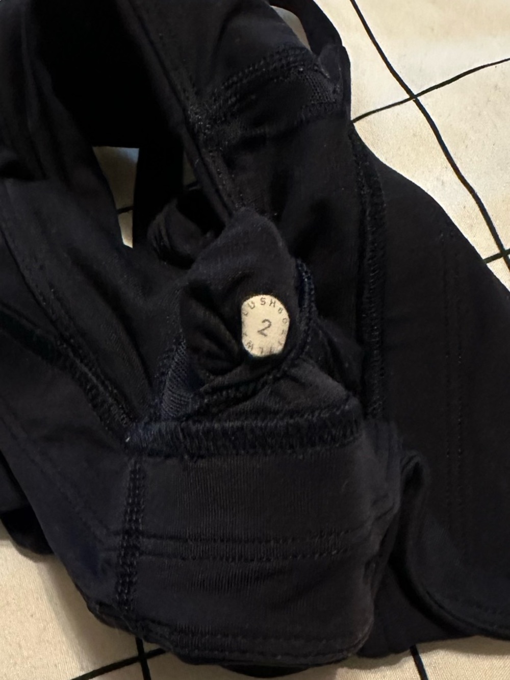 Lululemon Navy Train Times Bra - Picture 5 of 5